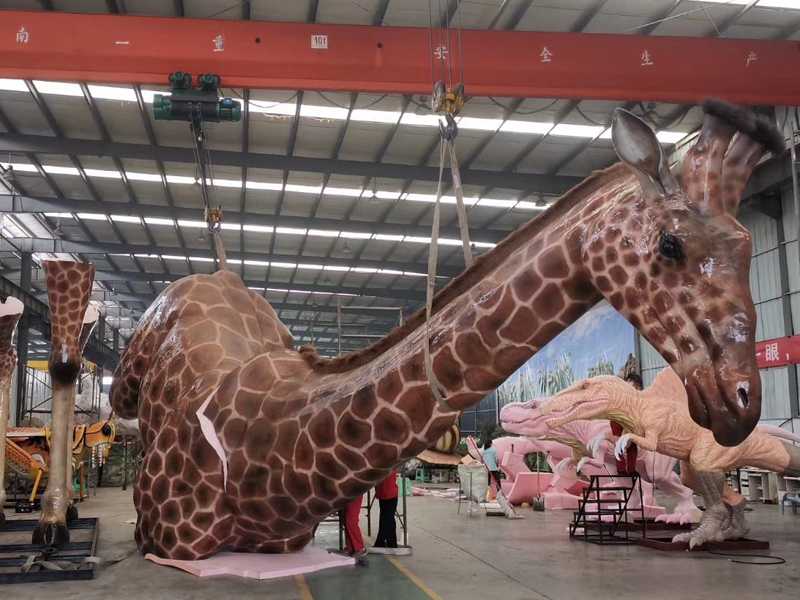 12米高长颈鹿制作工艺